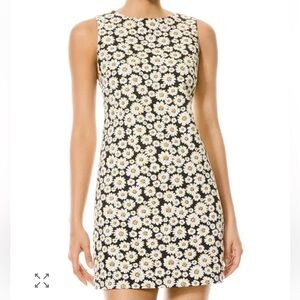 Alice and Olivia Clyde Daisy Mini Sheath Dress